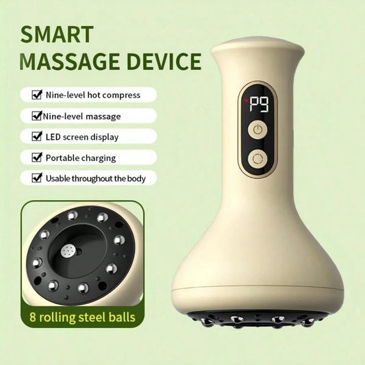 CGECGE Electric Massager With Intelligent Suction Massage, 3 Modes, 9 Temperature Settings, And 8 Magnetic Balls. Suitable For Arms, Back, And Legs. A Must-Have For Office Workers Who Sit For Long Per