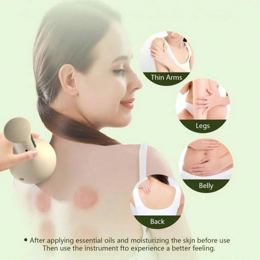 CGECGE Electric Massager With Intelligent Suction Massage, 3 Modes, 9 Temperature Settings, And 8 Magnetic Balls. Suitable For Arms, Back, And Legs. A Must-Have For Office Workers Who Sit For Long Per