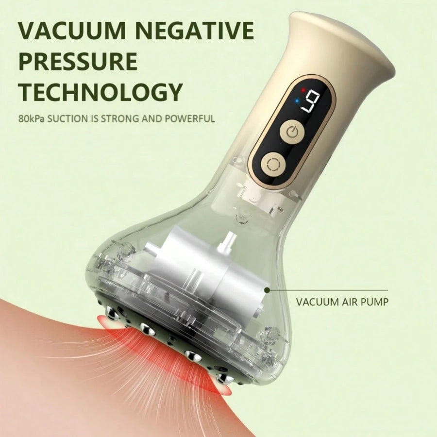 CGECGE Electric Massager With Intelligent Suction Massage, 3 Modes, 9 Temperature Settings, And 8 Magnetic Balls. Suitable For Arms, Back, And Legs. A Must-Have For Office Workers Who Sit For Long Per