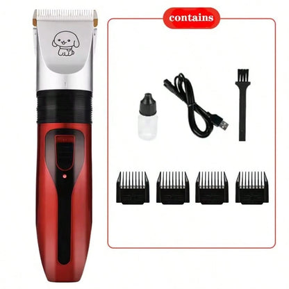 CGECGE Electric Pet Grooming Kit For Dogs And Cats. Professional Dog Grooming Kit With Low-Voltage Operation, Quiet Operation, And A Gentle Trimming System. Suitable For Home Pet Grooming, And Ideal F