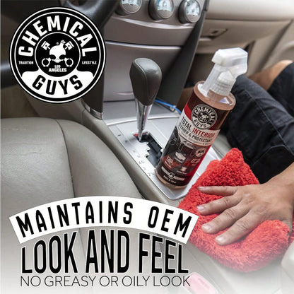 Chemical Guys Total Interior Cleaner &Amp; Protectant- Black Cherry, Car Cleaning Spray, Cleans And Protects Leather, Vinyl, Plastic, Rubber, And Glass, For Trucks, SUVs, Jeeps, RVs &Amp; More- 16