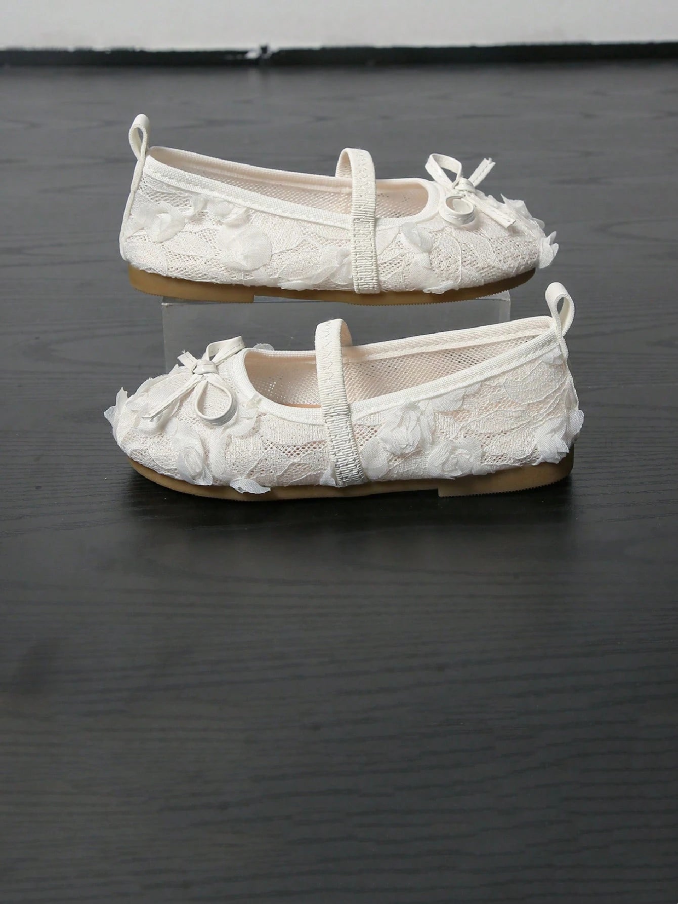 Children's Summer Fashion Lace Mesh Breathable Flat Bow Sandals For Girls