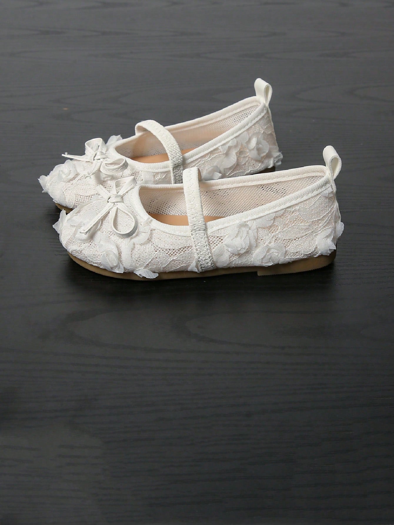 Children's Summer Fashion Lace Mesh Breathable Flat Bow Sandals For Girls