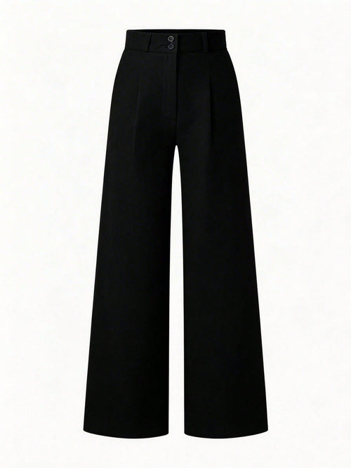 Chiquease Ladies Solid Color Simple Daily Spring And Summer Long Pants Fall Cloth For Women