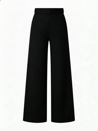Chiquease Ladies Solid Color Simple Daily Spring And Summer Long Pants Fall Cloth For Women
