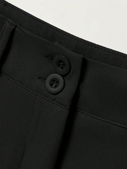 Chiquease Ladies Solid Color Simple Daily Spring And Summer Long Pants Fall Cloth For Women
