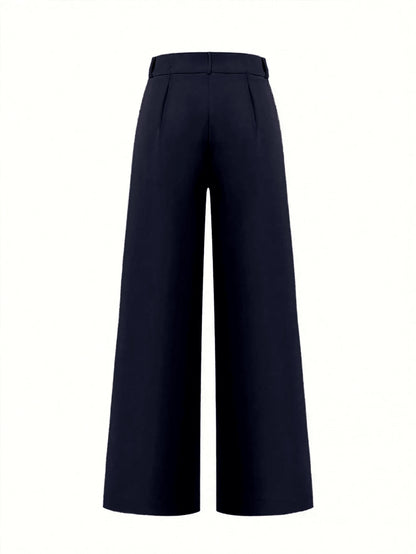 Chiquease Ladies Solid Color Simple Daily Spring And Summer Long Pants Fall Cloth For Women