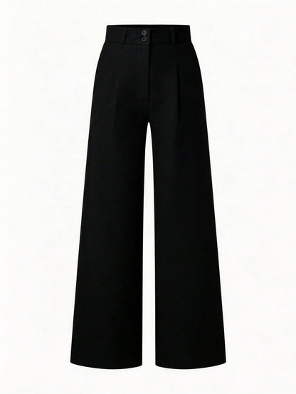 Chiquease Ladies Solid Color Simple Daily Spring And Summer Long Pants Fall Cloth For Women