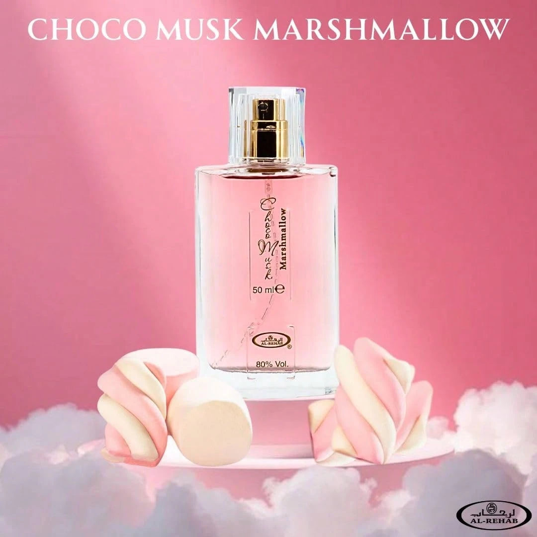 Choco Musk Marshmallow EDP Spray 1.65 Fl Oz (50 Ml), Fragrance, Perfume, Unisex, Long Lasting, Parfum, Scent, Notes, Signature, Luxury, Gift, Collection, Classic, Set, Original, Eau De Parfum