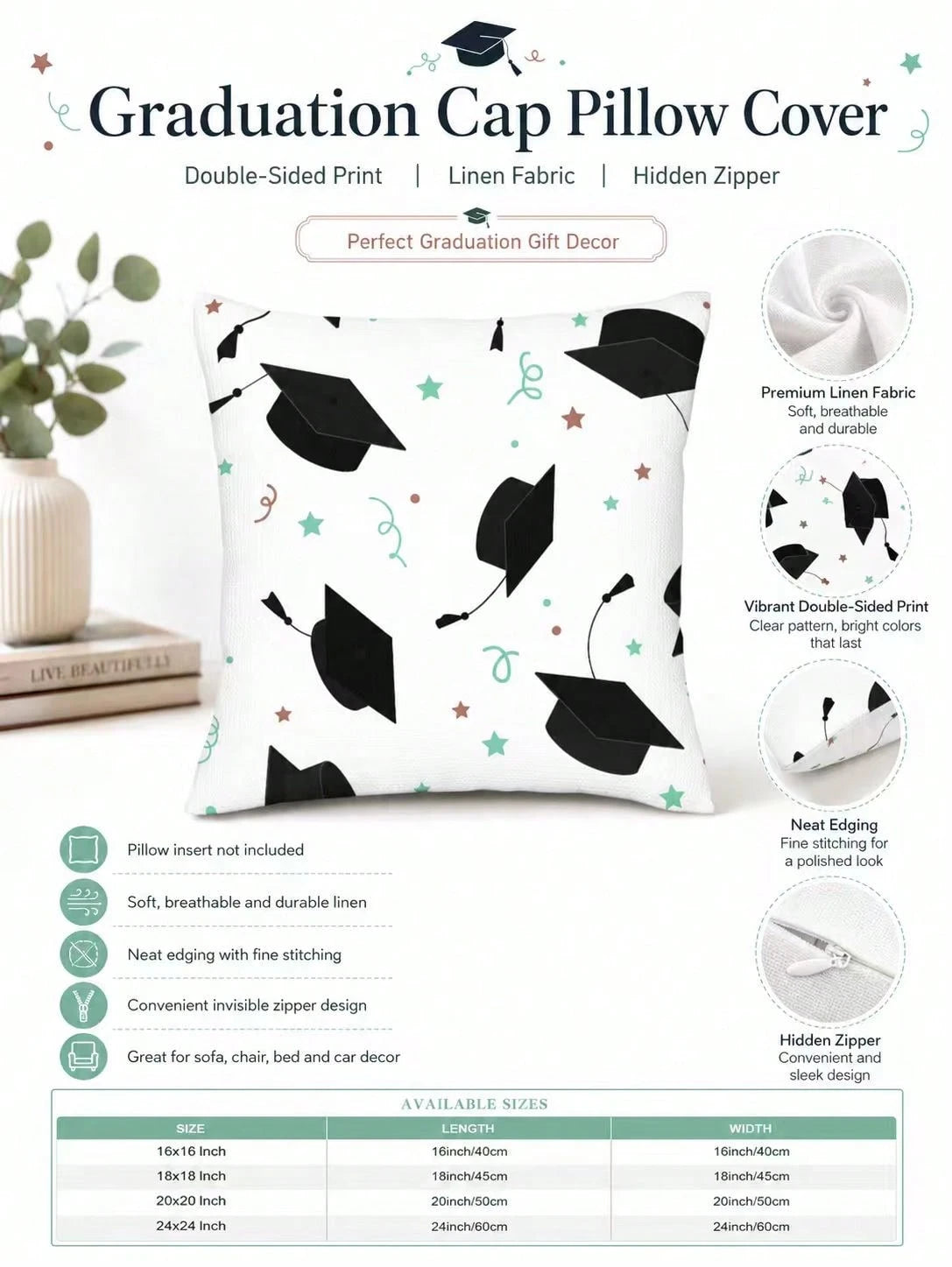 CKnight Schumacher Betwixt Pillow Cover Leaf Green & Ivory Toss Pillow