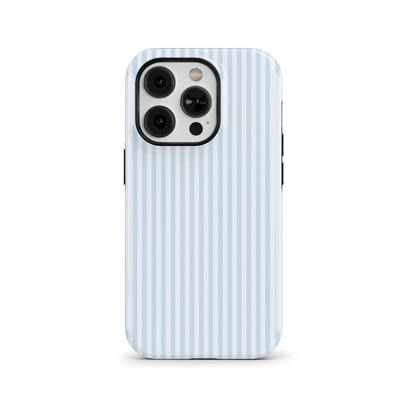 Classic Blue Striped College Style Phone Case Compatible With IPhone 17, 16, 15, 14, 13, 12, 11 Pro Max