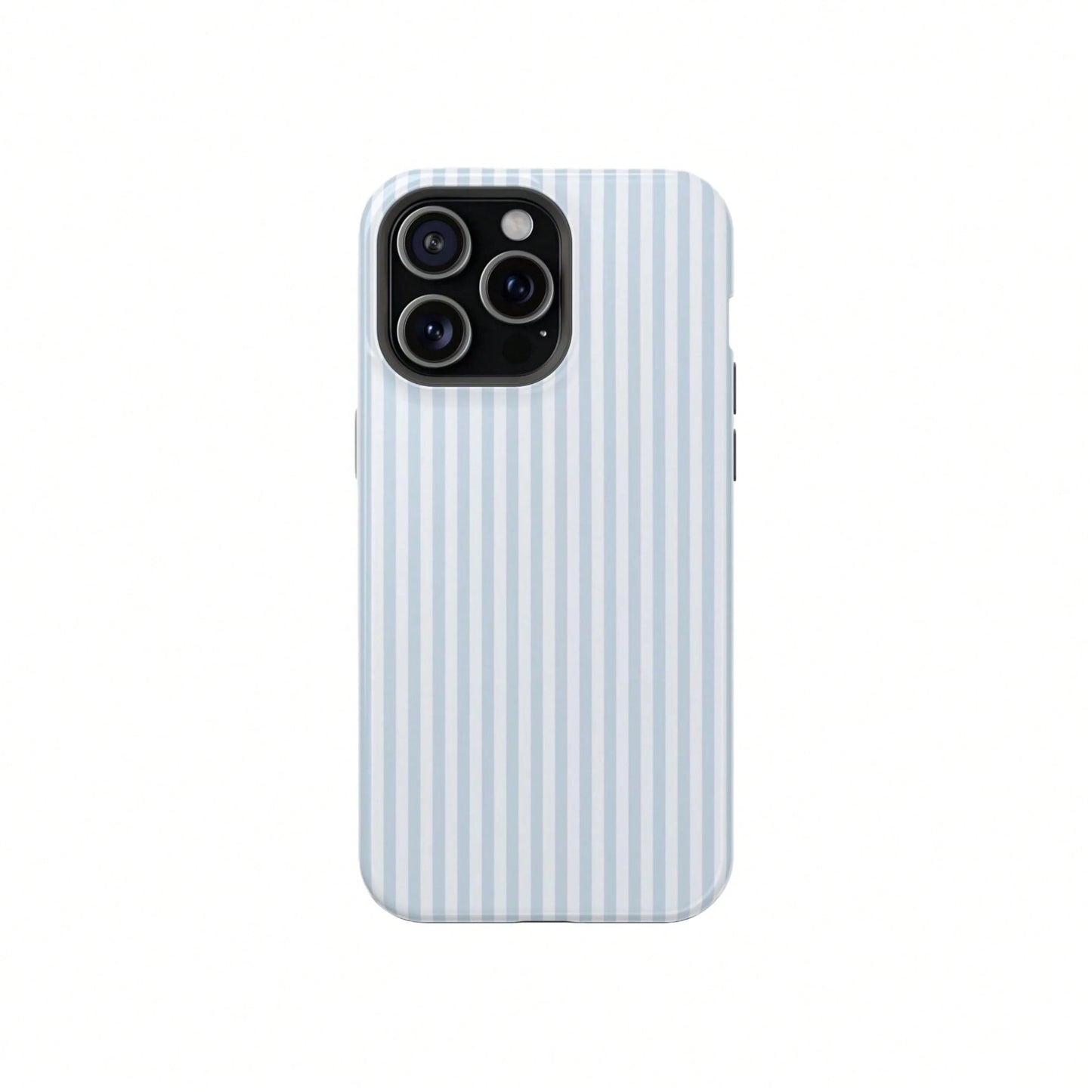 Classic Blue Striped College Style Phone Case Compatible With IPhone 17, 16, 15, 14, 13, 12, 11 Pro Max