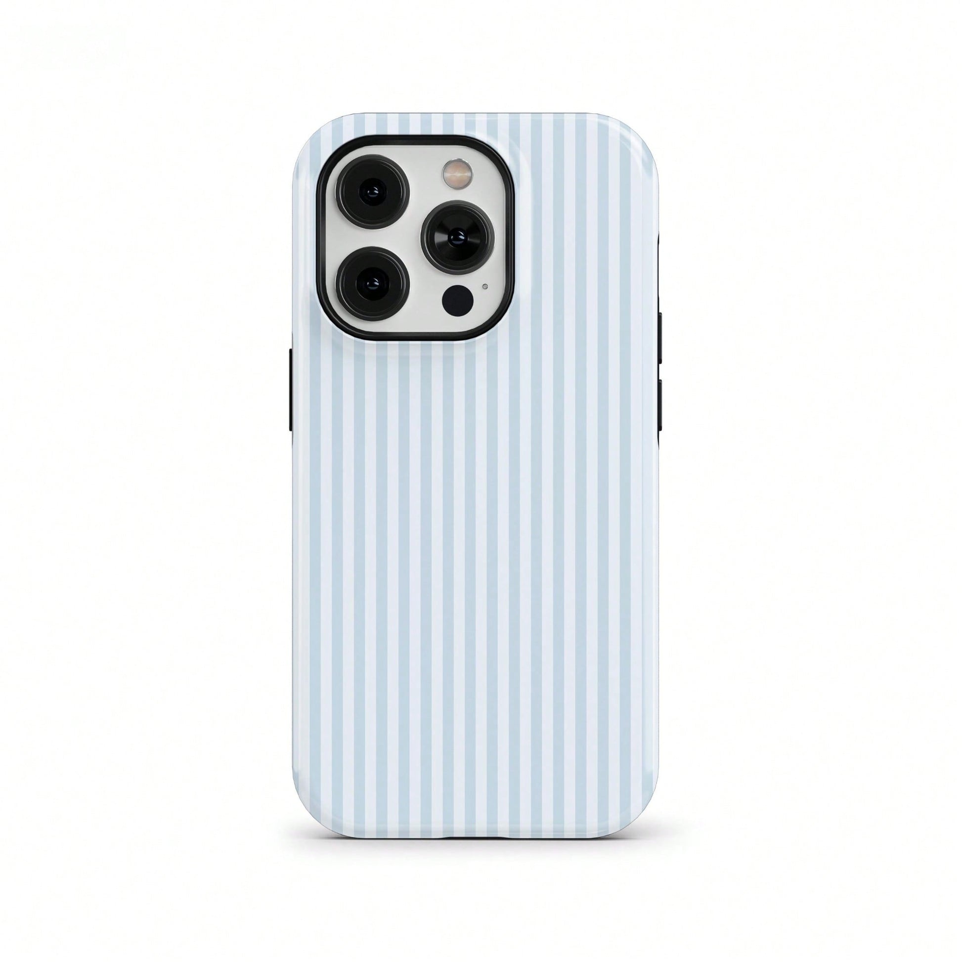 Classic Blue Striped College Style Phone Case Compatible With IPhone 17, 16, 15, 14, 13, 12, 11 Pro Max