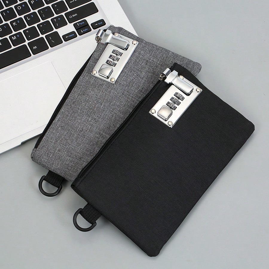 Coin Purse With Password Lock, Anti-Theft, Multifunctional Card Holder & Phone Wallet