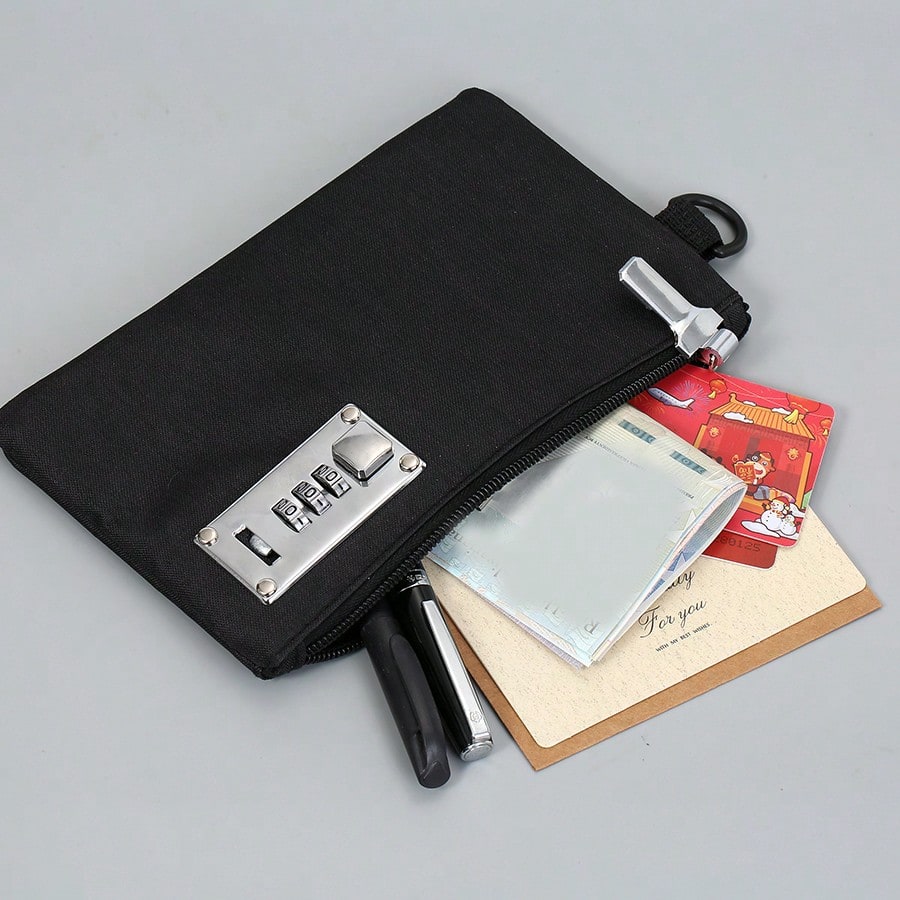 Coin Purse With Password Lock, Anti-Theft, Multifunctional Card Holder & Phone Wallet