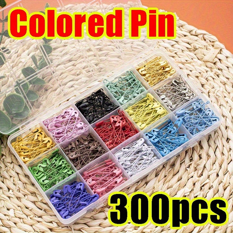 Colored Safety Pins,Strong,Mix Needles Brooch Pin Safety Pins DIY Sewing Tools For Jewelry Making Needlework Accessories, Insulated, And Perfect For Crafts, Sewing, And Tasks, As Well As For Organizin