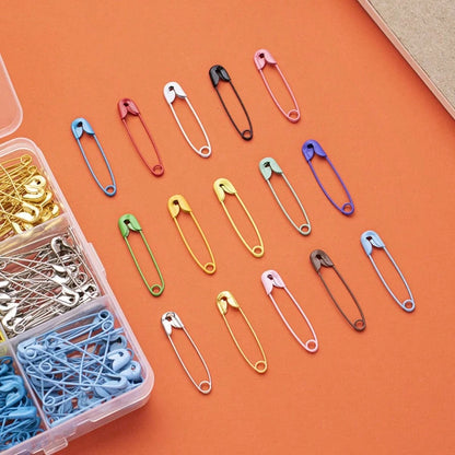 Colored Safety Pins,Strong,Mix Needles Brooch Pin Safety Pins DIY Sewing Tools For Jewelry Making Needlework Accessories, Insulated, And Perfect For Crafts, Sewing, And Tasks, As Well As For Organizin