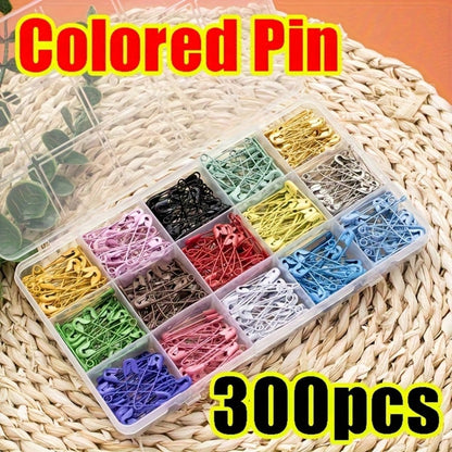 Colored Safety Pins,Strong,Mix Needles Brooch Pin Safety Pins DIY Sewing Tools For Jewelry Making Needlework Accessories, Insulated, And Perfect For Crafts, Sewing, And Tasks, As Well As For Organizin