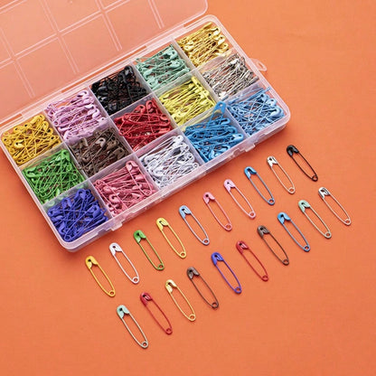 Colored Safety Pins,Strong,Mix Needles Brooch Pin Safety Pins DIY Sewing Tools For Jewelry Making Needlework Accessories, Insulated, And Perfect For Crafts, Sewing, And Tasks, As Well As For Organizin