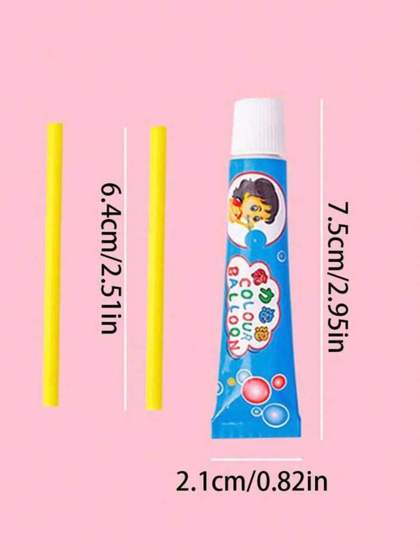 Colorful Bubble Glue Set- Straw Bubble Blowing- Outdoor Game Holiday Party Creative Gift- Relive Childhood Memories- Random Color