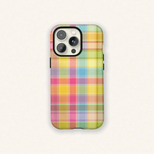Colorful Checkerboard Pattern Phone Case Compatible With IPhone 16 Pro Max, 15 Pro, 14 Plus, 13 Pro Max, 12, 11