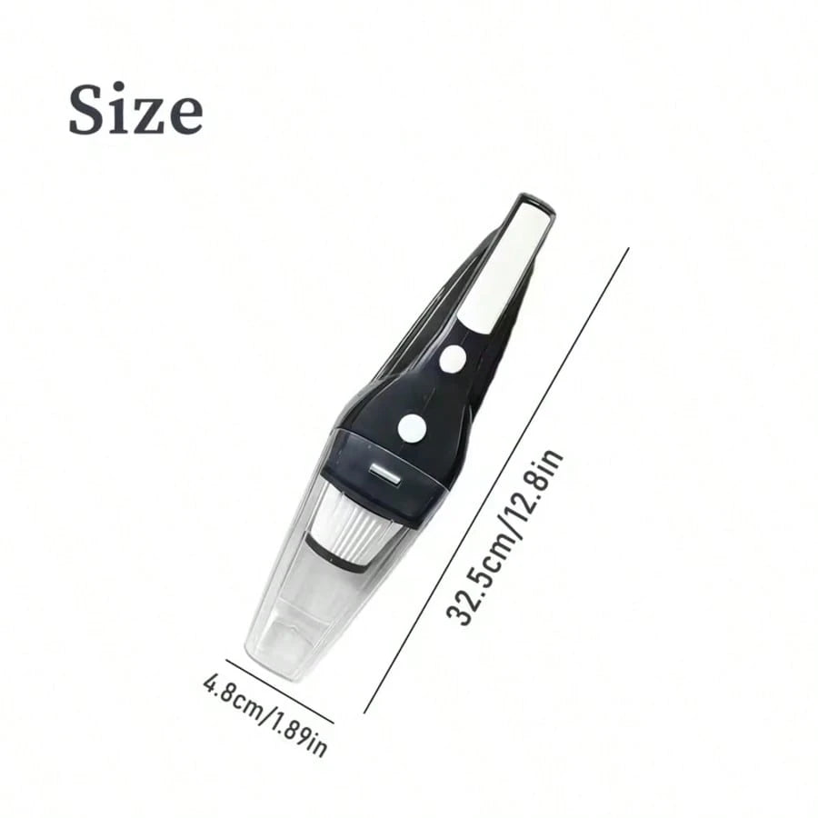 Cordless Vacuum Cleaner, Portable Car Vacuum Cleaner,Long Battery Life, And Comes With 5 Accessories. It Features A Type-C Charging Port, Making It Suitable For Cars, RVs, Living Rooms, Kitchens, Bedr