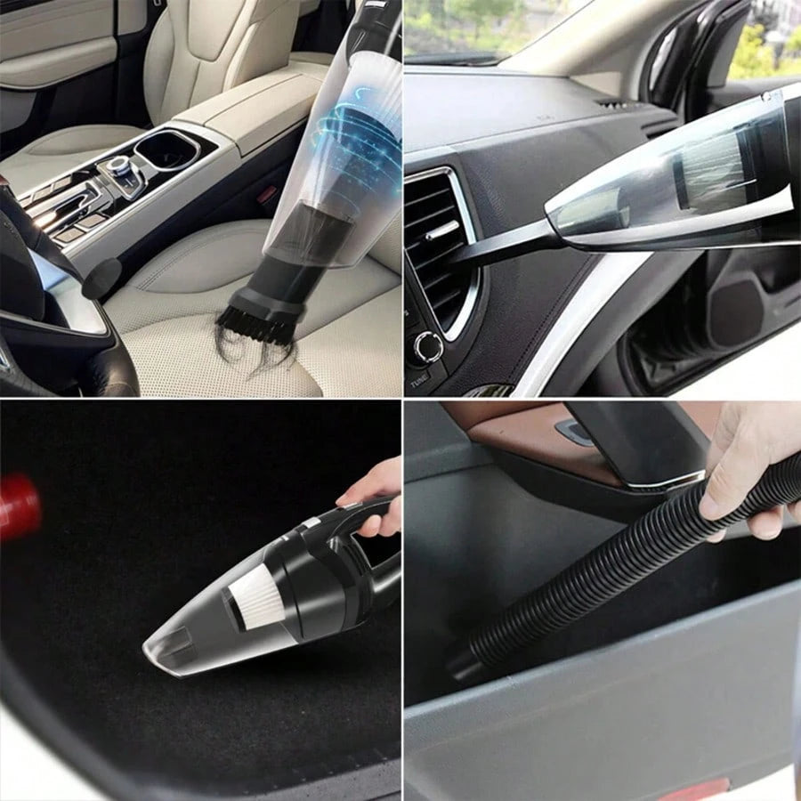 Cordless Vacuum Cleaner, Portable Car Vacuum Cleaner,Long Battery Life, And Comes With 5 Accessories. It Features A Type-C Charging Port, Making It Suitable For Cars, RVs, Living Rooms, Kitchens, Bedr