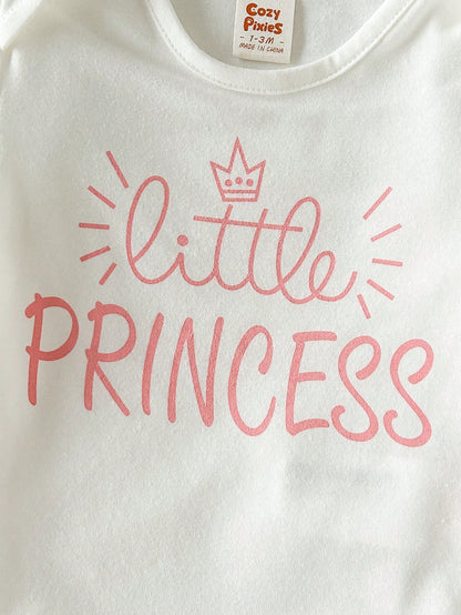 Cozy Pixies Newborn Baby Girl Off-White Summer Cute Photo Shoot 1st Birthday,Wedding,Vacation Outfit,Elegant Bow Letter Knit Romper,Ruffle Mesh Skirt 2-Piece Set
