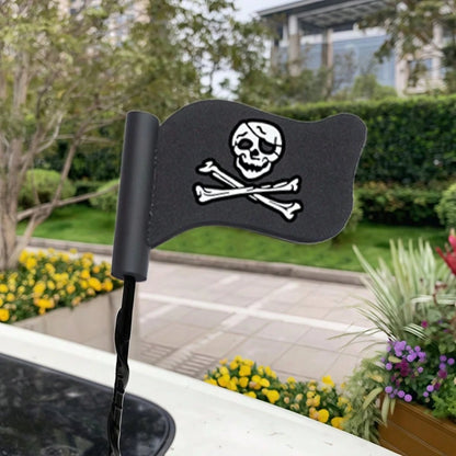 Creative Car Antenna Ornament, Pirate Flag Design With Unique Personalized, Easily Shape Your Car's Distinctive Style