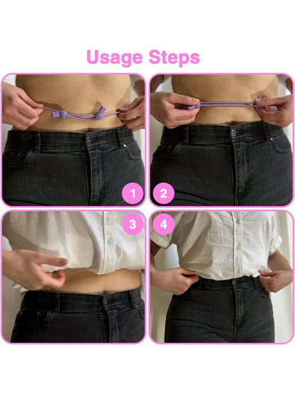 Crop Tuck Adjustable Band, Crop Tuck Tool For Sweater And Shirt, Belly Leaking Crop Tuck Band, The Elastic Band To Change The Style Of Your Tops(1pc)