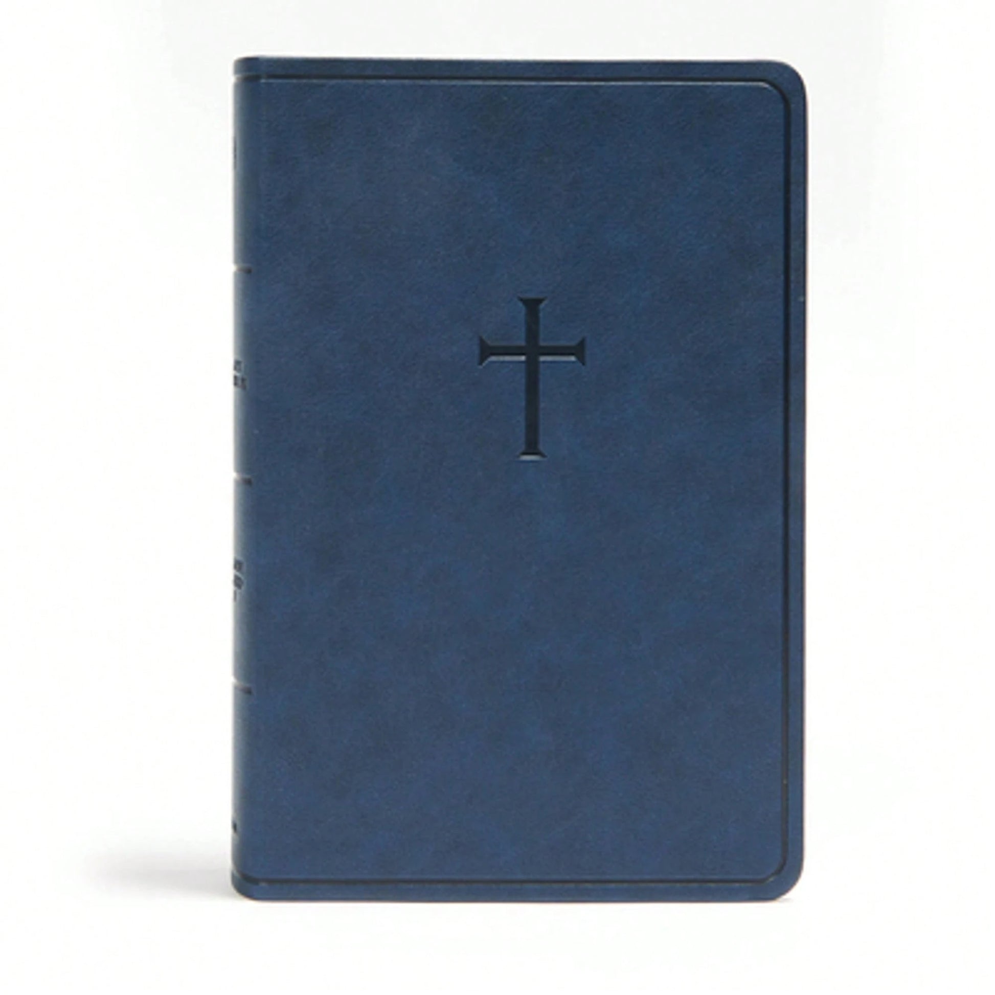 CSB Everyday Study Bible, Navy Cross LeatherTouch (Hardcover) By Holman Bible Staff