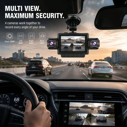 Curear Dashcam + 3-In-1 Data Cable Dashcam