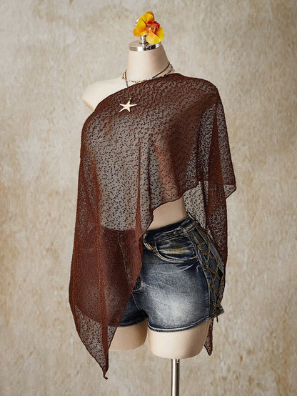 CURVE+ Plus Size Women Solid Color Casual Versatile Daily Wear Top Gym Summer