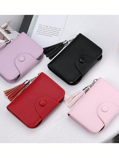 Custom Card Book Holder Name Card Organizer Professional Office Journal Name Organizer Holds 20 Cards Black Pink Case Snap Closure ID Card Organizer Pouch Name Card PU Leather Name ID For Men & Tan Ca