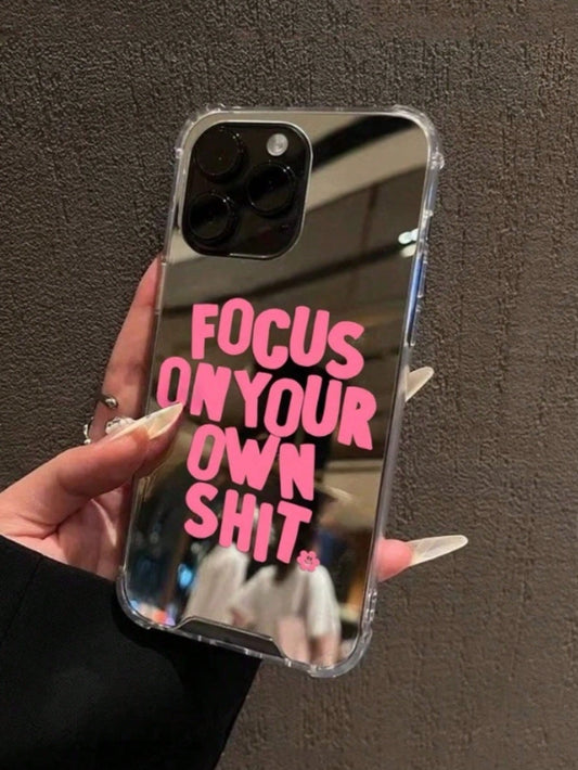 Customized Anti-Drop Mirror Phone Case Compatible With IPhone 13/11/17/16/14/15/15Pro/15Plus/15ProMax/7Plus/8Plus/X/XsMax/XR/11Pro/12Pro/13Pro/14Pro/12mini/13mini/11ProMax/12ProMax/13ProMax/14ProMax/1