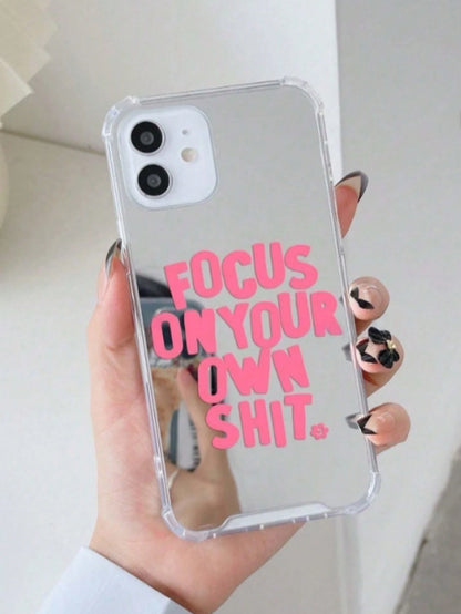 Customized Anti-Drop Mirror Phone Case Compatible With IPhone 13/11/17/16/14/15/15Pro/15Plus/15ProMax/7Plus/8Plus/X/XsMax/XR/11Pro/12Pro/13Pro/14Pro/12mini/13mini/11ProMax/12ProMax/13ProMax/14ProMax/1