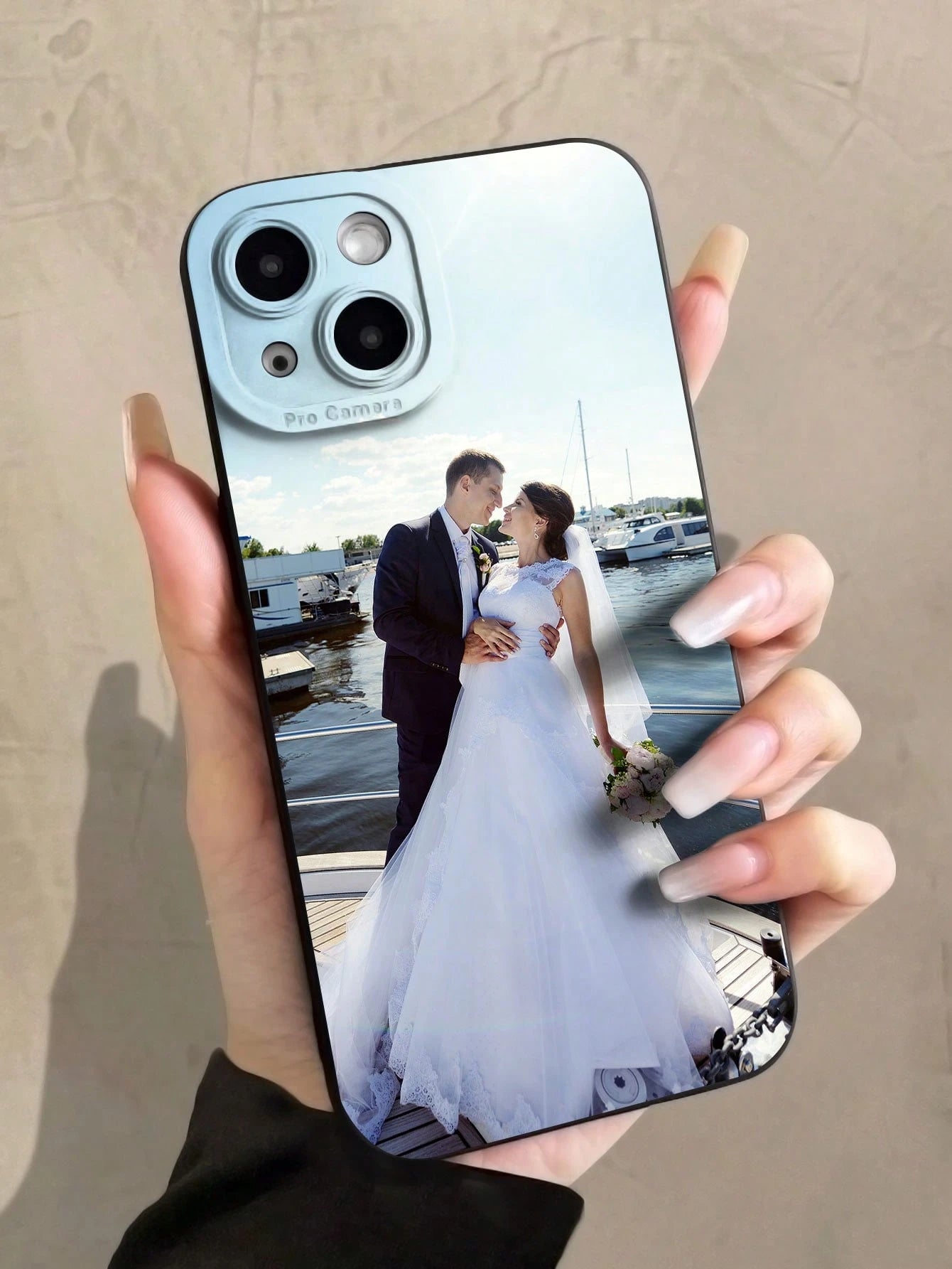 Customized Photo DIY Phone Case Thick Shockproof Protective For S21 S22 S23 S24 A12 A13 A14 A15 A21s XR 11 13 15 16 Pro Max, Personalized Halloween Wedding Anniversary Birthday Gift For Him Her, Aesth