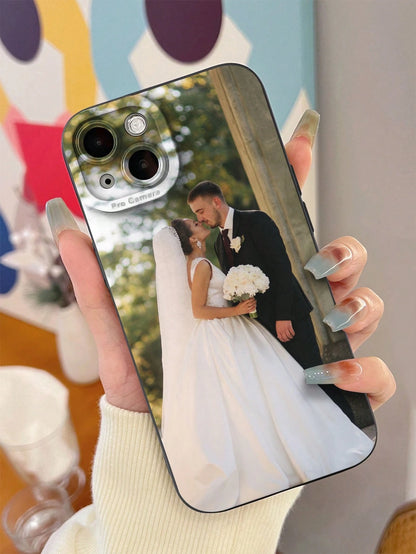 Customized Photo DIY Phone Case Thick Shockproof Protective For S21 S22 S23 S24 A12 A13 A14 A15 A21s XR 11 13 15 16 Pro Max, Personalized Halloween Wedding Anniversary Birthday Gift For Him Her, Aesth