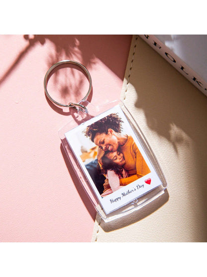 Customized Photo & Text, Personalized Keyring, Couples Keychain, Photo Keychain, Valentine's Day Gift, Birthday Gift, Anniversary Gift, Couples Gift,For Family, Mother's Day Gift, Perfect Gift, Thou