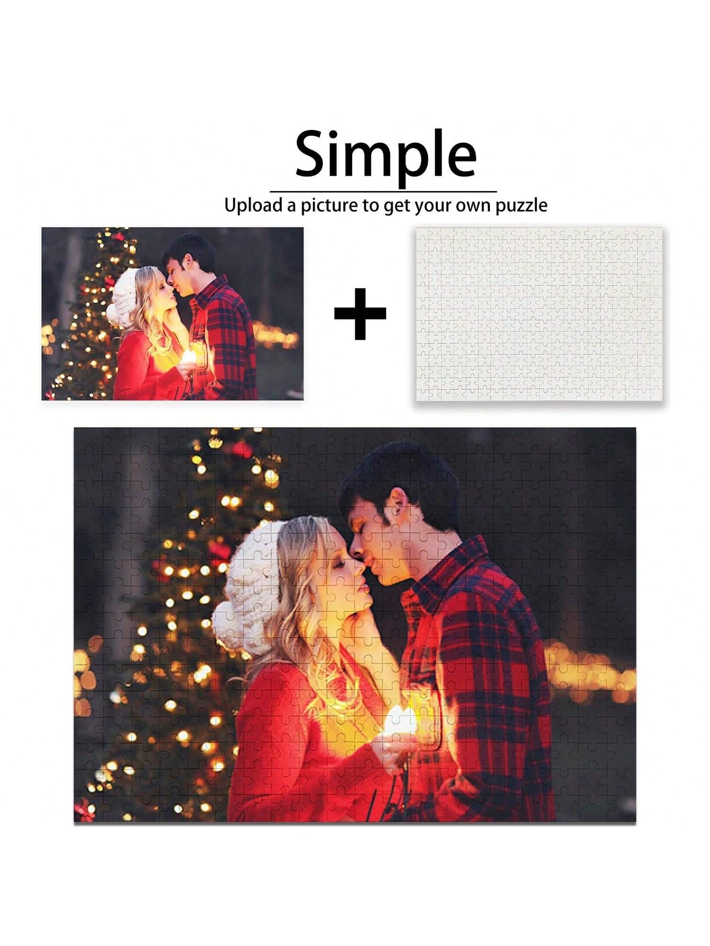Customized Wooden Puzzle In Personalized Design, 100/300/500/1000 Pieces Large Size Custom Puzzle For Adults, Families, Weddings, Graduations, And Gifts. Room Decoration Ornamental, Exquisite, Adorabl