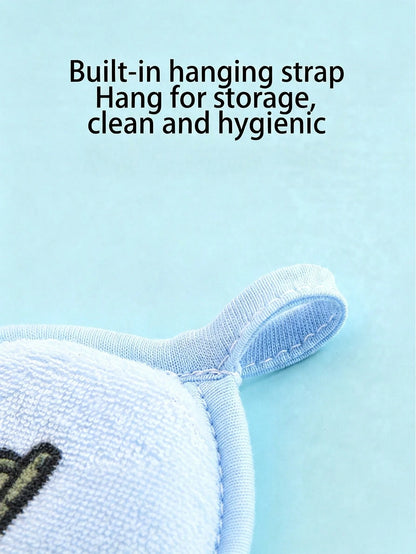 Cute Cartoon Baby Bath Sponge, Super Soft Gentle Exfoliating Bath Ball With Hanging Ring, Suitable For Newborns And Toddlers