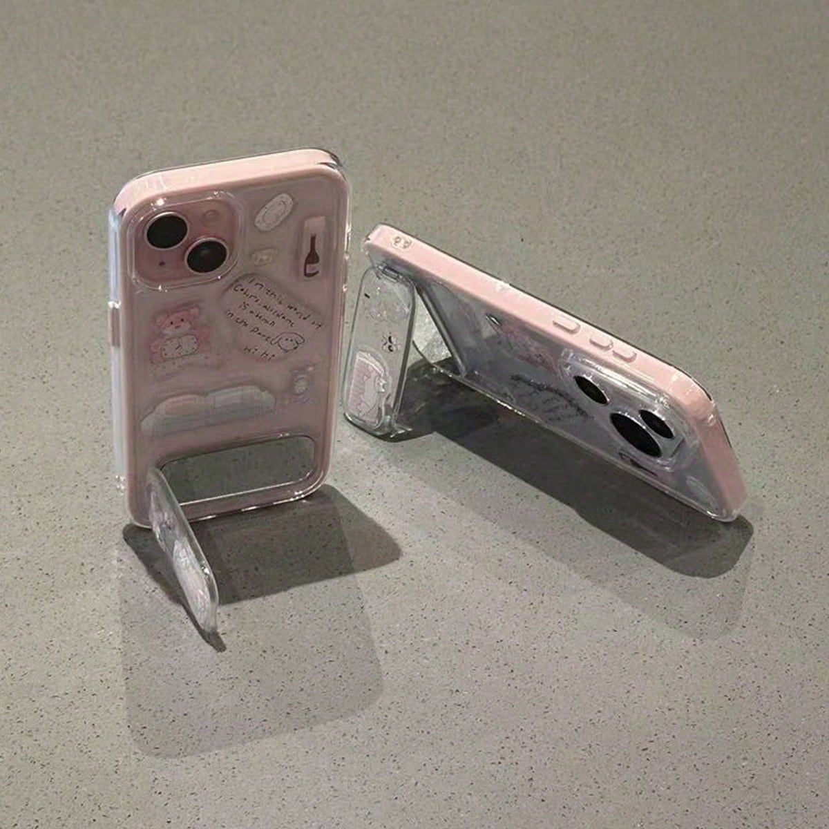 Cute DIY Phone Case Fashion Phone Cases Cute Fashion DIY Phone Shockproof Case Transparent Snowman Tree Illustration Shock-Proof Cover Compatible With IPhone 17 Air 16 Pro Max 15 14 13 12 11 Pro Max D