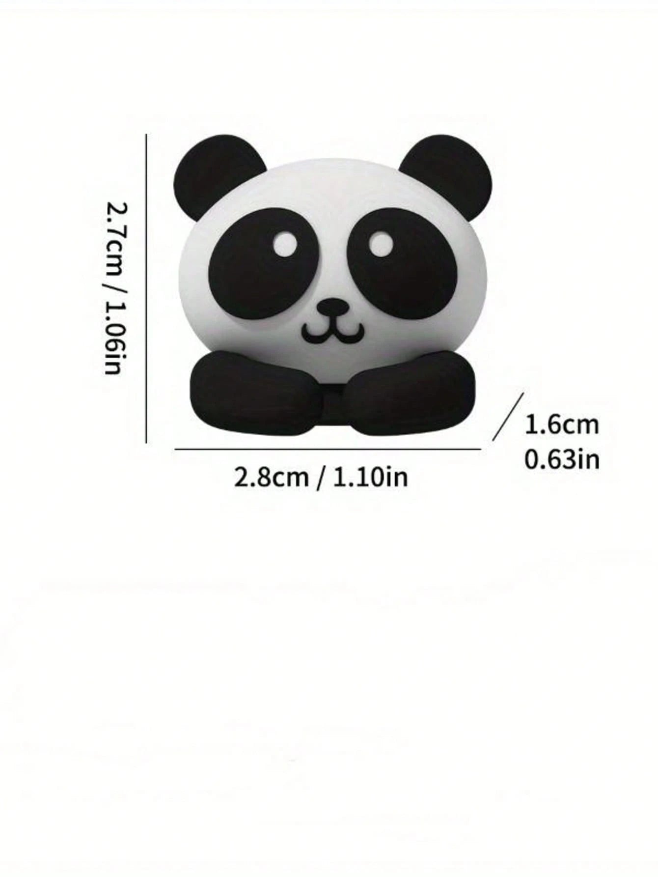 Cute Panda & Rabbit Desk Multifunctional Mouse Cord, Headphone Cord, Data Cable Organizer Holder, Silicone Adhesive Cable Clip, No Nail For Office, Dorm And Home Use