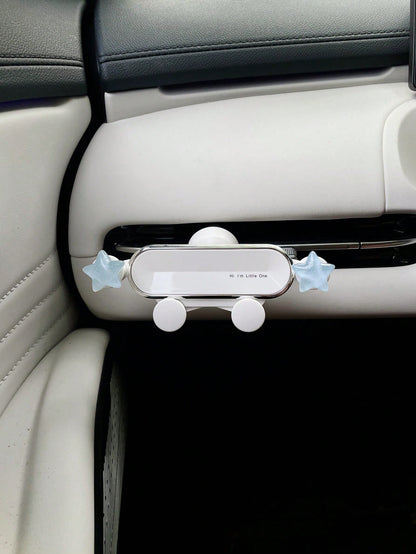 Cute Star Car Phone Holder Creative Car Vent Mount Navigation Support Bracket Gravity Sensing
