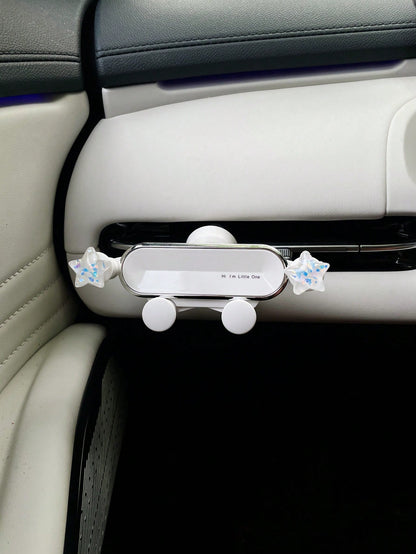 Cute Star Car Phone Holder Creative Car Vent Mount Navigation Support Bracket Gravity Sensing