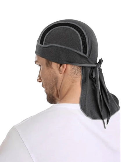 Cycling Cap Quick-Dry Cap Breathable Sun Protection Cycling Wraps Headgear Liner Sweat Wicking Dew Rag Running Sun UV Protection Cap For Cycling Hiking Running Outdoor Sports And Daily Use Cycling Acc