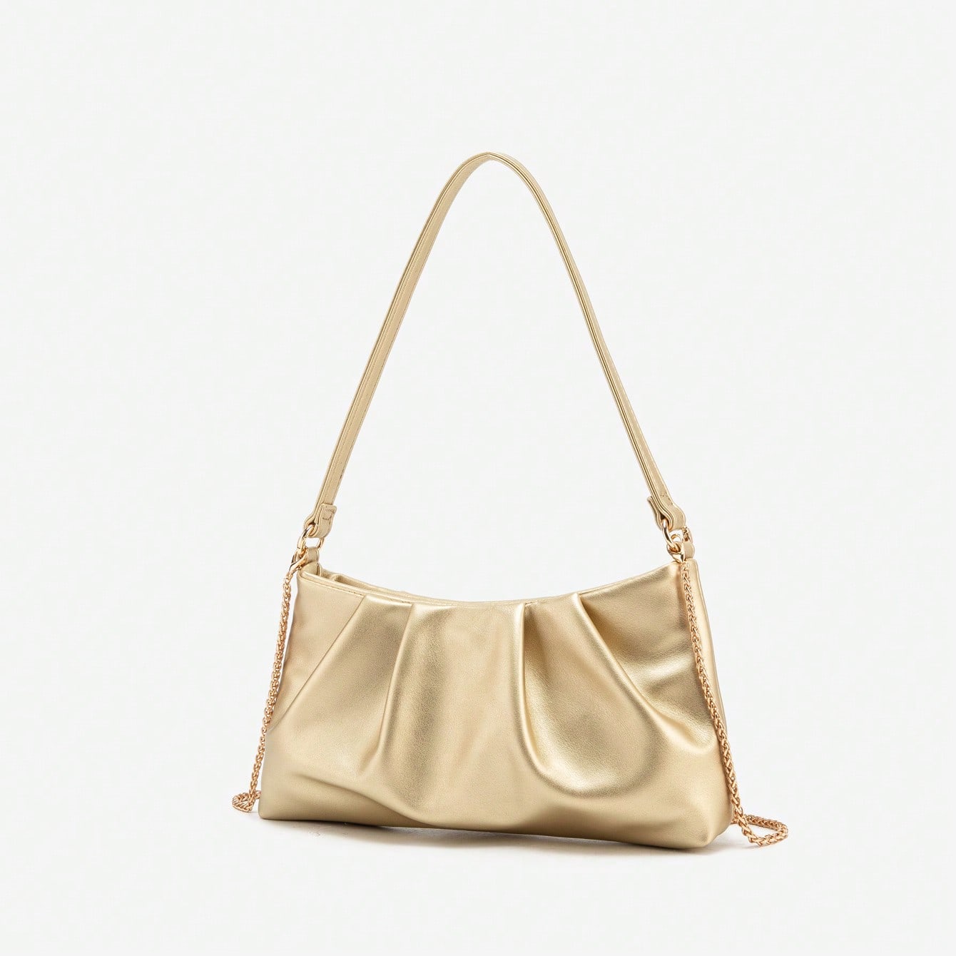 Dancing Engine Luxury Designer Shoulder Bag, PU Leather Evening Clutch Purse For Women