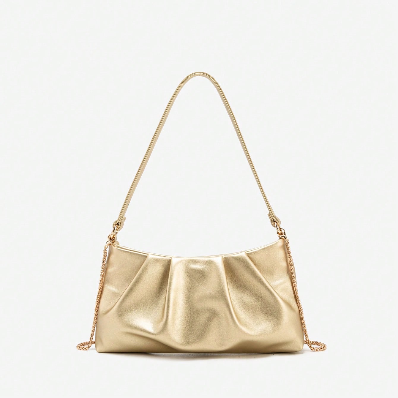 Dancing Engine Luxury Designer Shoulder Bag, PU Leather Evening Clutch Purse For Women