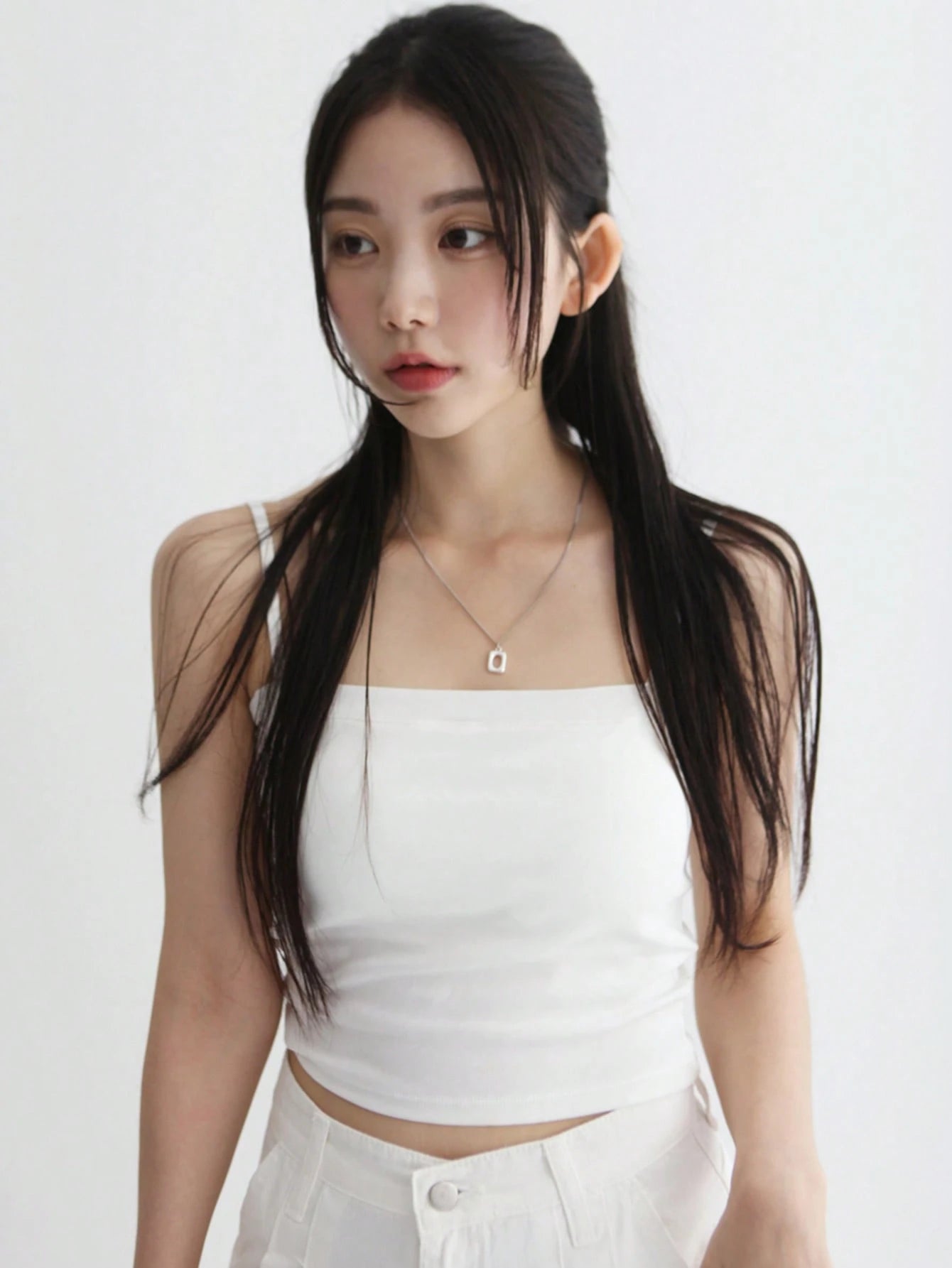 DAZY Women Summer Solid Color Slim Fit Cami Top