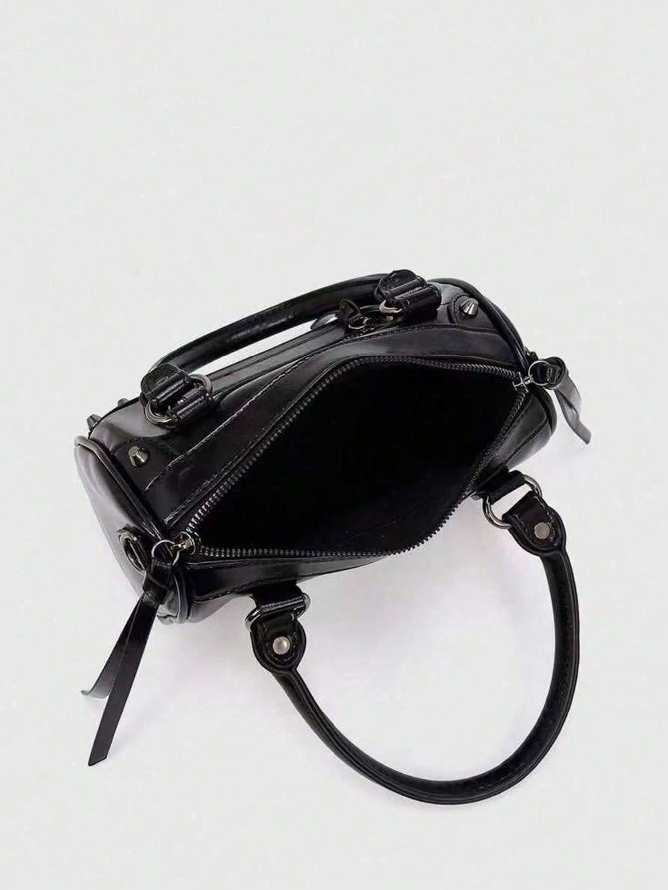 Dedoo Vintage Punk Mechanical Style Large Capacity Office PU Leather Women's Handbag, Shoulder Underarm Bag, New Women's Tote Bag